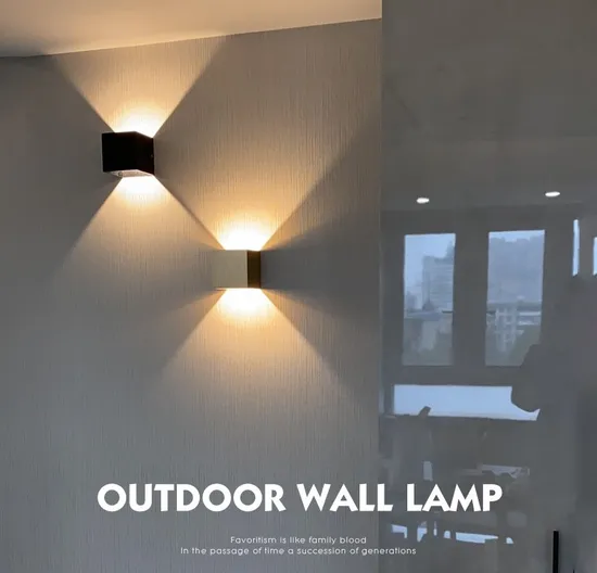 China Home Lighting Square Step Lights LED Decorative Wall Light 