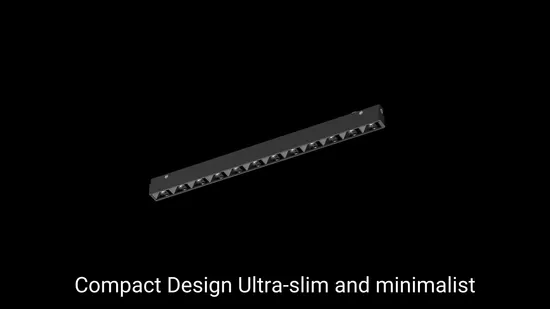 Allway Adjustable Indoor Track Lighting System with Magnetic LED Lights 