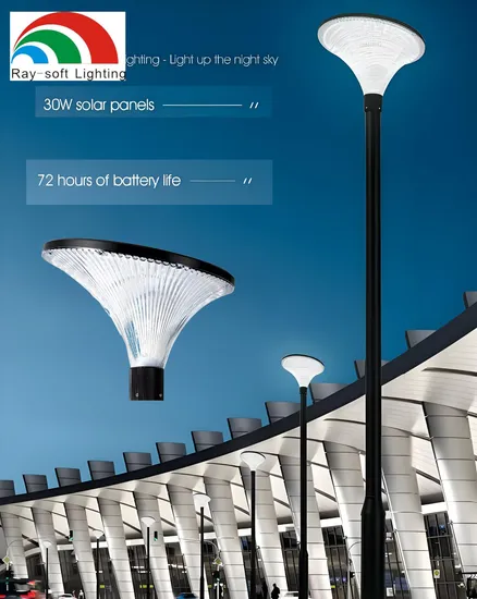 30W Solar LED Private Module Wholesale Aluminum Outdoor IP65 Waterproof Landscape Villa Pathway Street Courtyard Post Garden Light 