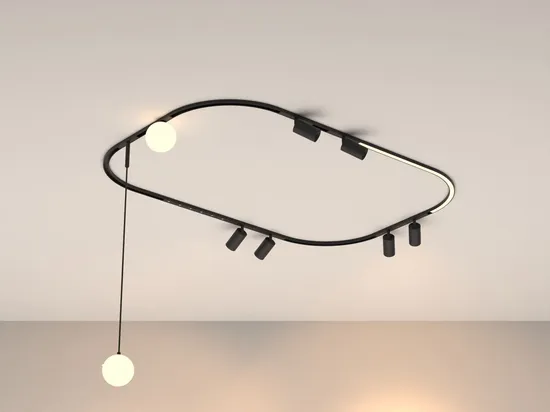 Ultra Thin LED Smart Lighting Track System for Modern Spaces 