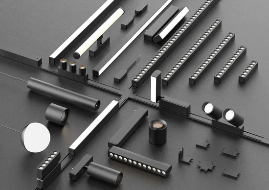 48V Magnetic LED Track Lighting System for Modern Ceilings 