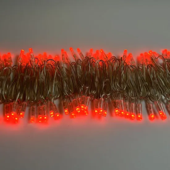 High Quality CE RoHS Christmas Festival Decorative Park Street Wedding Decoration IP65 Rubber Outdoor Waterproof White Black Cable LED String Christmas Light 