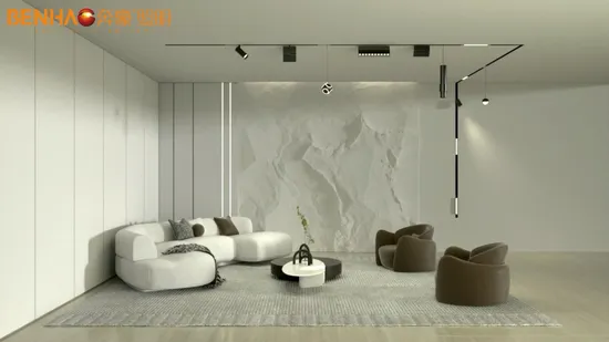Versatile 48V Magnetic Track Rail System with Dimmable Options 